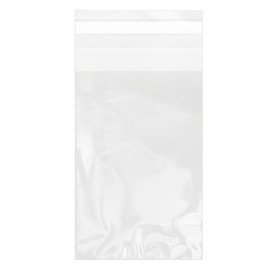 Sacchetti di Polipropilene  BOPP Piega Adesivo 8x12cm G160 (100 Pezzi)