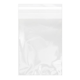 Sacchetti di Polipropilene  BOPP Piega Adesivo 11x16cm G160 (100 Pezzi)