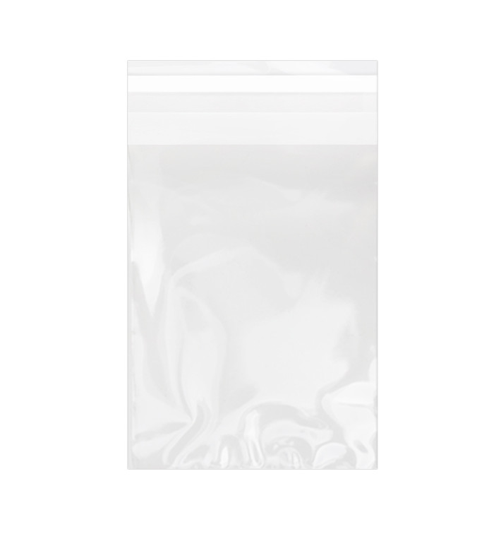 Sacchetti di Polipropilene BOPP Piega Adesivo 11x16cm G160 (100 Pezzi) Sacchetti di Polipropilene BOPP Piega Adesivo 11x16cm G160 (100 Pezzi)