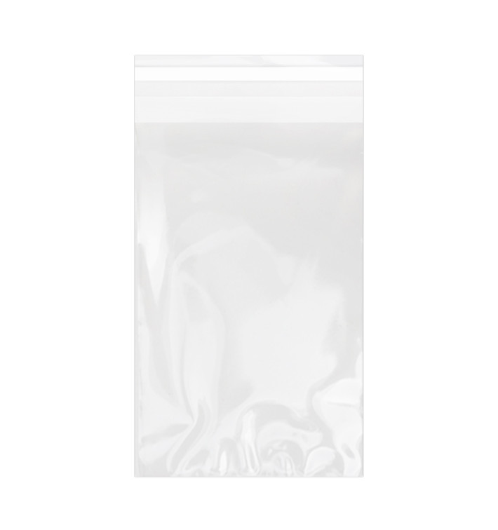 Sacchetti di Polipropilene BOPP Piega Adesivo 12x18cm G160 (100 Pezzi) Sacchetti di Polipropilene BOPP Piega Adesivo 12x18cm G160 (100 Pezzi)