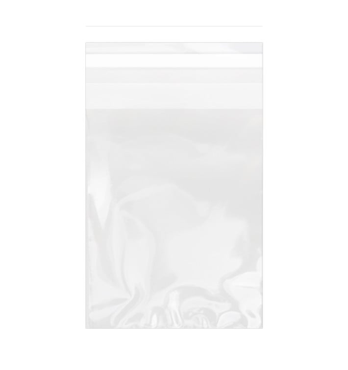 Sacchetti di Polietilene BOPP Piega Adesivo 15x22cm G160 (100 Pezzi) Sacchetti di Polietilene BOPP Piega Adesivo 15x22cm G160 (100 Pezzi)