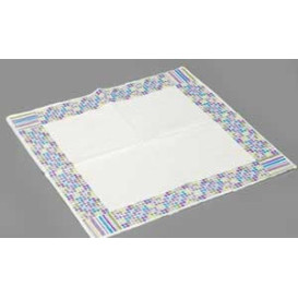 Tovaglioli di Carta "Talpe e Strisce" 33x33 cm (500 Pezzi)