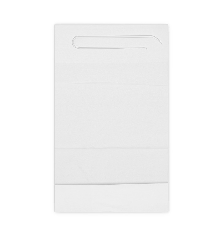 Bavaglino Adulto con Tasca Bianco 36x65cm (500 Pezzi) Bavaglino Adulto con Tasca Bianco 36x65cm (500 Pezzi)