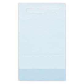 Bavaglino Adulto con Tasca Blu 36x65cm (500 Pezzi)