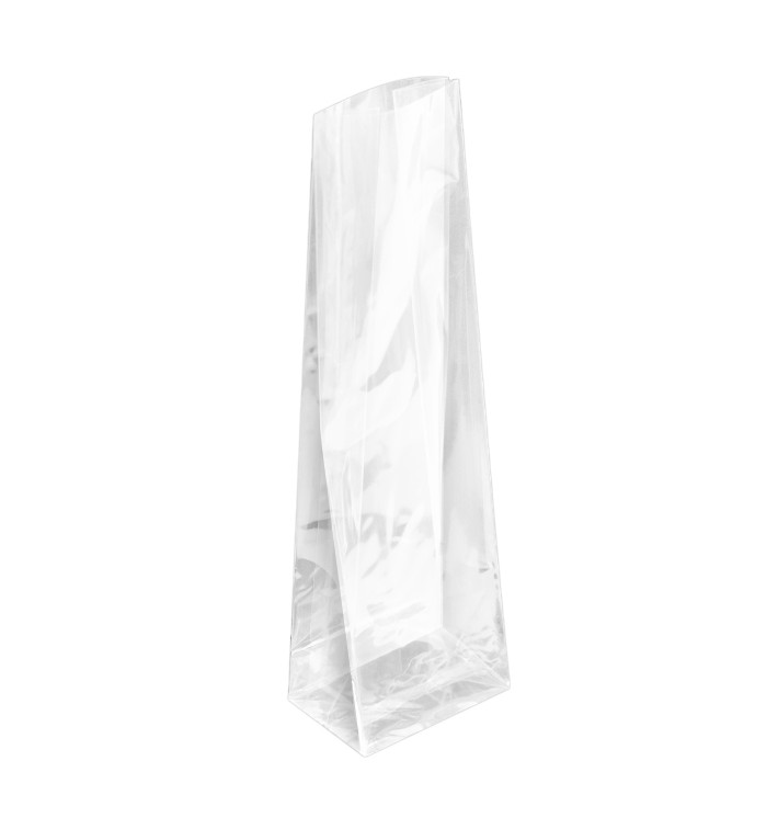 Sacchetti di Polipropilene BOPP Base Quadrata 6x19+4cm G160 (100 Pezzi) Sacchetti di Polipropilene BOPP Base Quadrata 6x19+4cm G160 (100 Pezzi)
