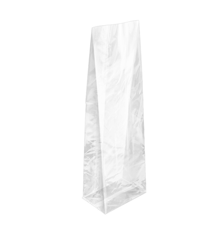 Sacchetti di Polipropilene BOPP Base Quadrata 8x24+5cm G160 (100 Pezzi) Sacchetti di Polipropilene BOPP Base Quadrata 8x24+5cm G160 (100 Pezzi)