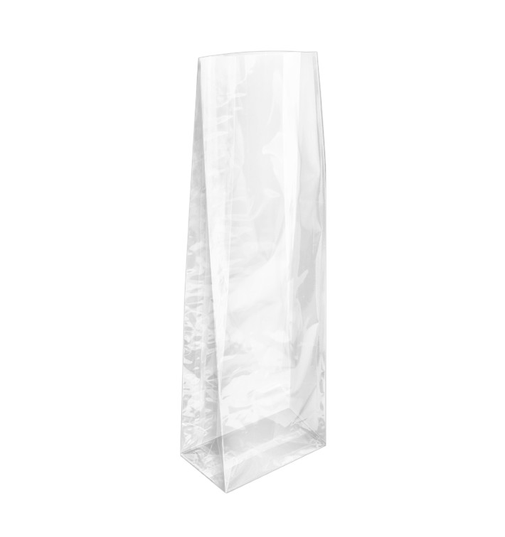 Sacchetti di Polipropilene BOPP Base Quadrata 10x30+6cm G160 (100 Pezzi) Sacchetti di Polipropilene BOPP Base Quadrata 10x30+6cm G160 (100 Pezzi)