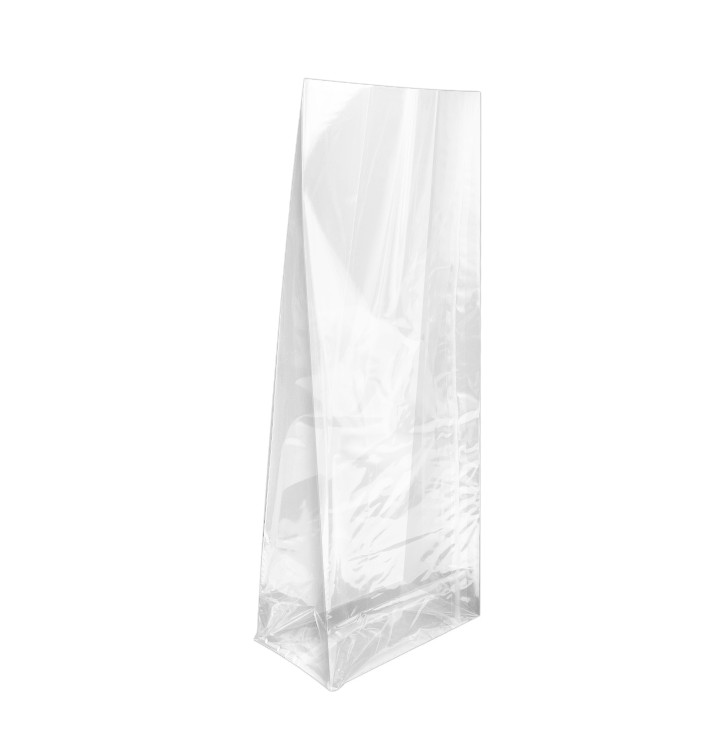 Sacchetti di Polipropilene BOPP Base Quadrata 14x35+8cm G160 (100 Pezzi) Sacchetti di Polipropilene BOPP Base Quadrata 14x35+8cm G160 (100 Pezzi)