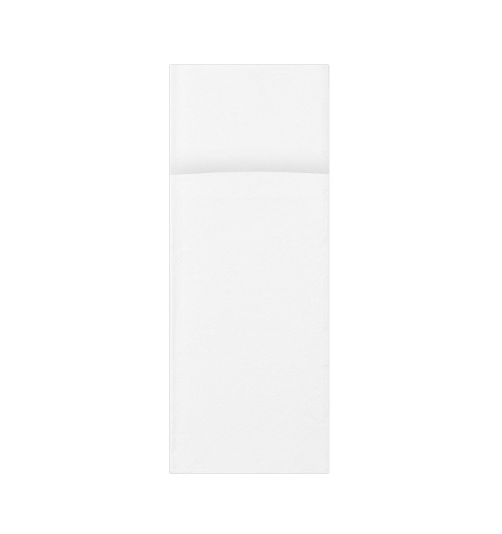 Tovagliolo Portaposate di Carta 30x40cm Bianco (30 pezzi) Tovagliolo Portaposate di Carta 30x40cm Bianco (30 pezzi)