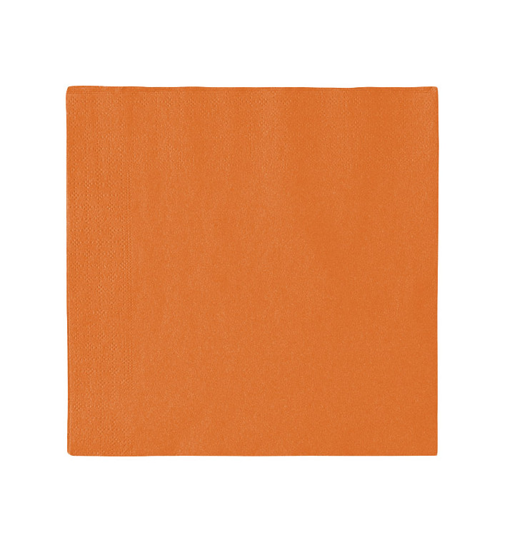 Tovagliolo di Carta 2 Velis Arancione 33x33cm (50 Pezzi) Tovagliolo di Carta 2 Velis Arancione 33x33cm (50 Pezzi)