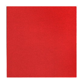 Tovagliolo di Carta Rosso 2V Punta-Punta 33x33cm (50 Pezzi)