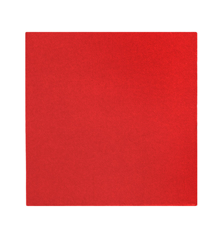 Tovagliolo di Carta Rosso 2V Punta-Punta 33x33cm (50 Pezzi) Tovagliolo di Carta Rosso 2V Punta-Punta 33x33cm (50 Pezzi)