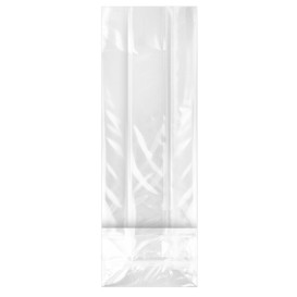 Sacchetti di Polipropilene BOPP Base Quadrata 10x30+6cm G160 (100 Pezzi)