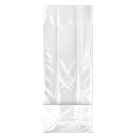 Sacchetti di Polipropilene BOPP Base Quadrata 14x35+8cm G160 (100 Pezzi)