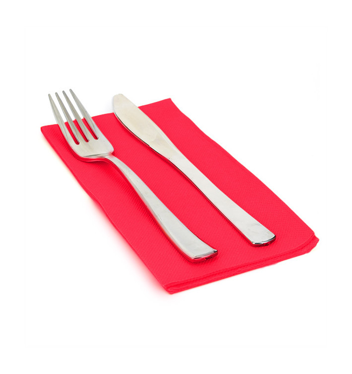 Tovagliolo di Carta 1/8 40x40cm Fucsia Punta-Punta (1800 Pezzi) Tovagliolo di Carta 1/8 40x40cm Fucsia Punta-Punta (1800 Pezzi)
