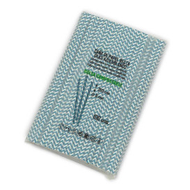 Cannucce Dritta Carta Blu Bianco Ø6mm 20cm (6000 Pezzi)