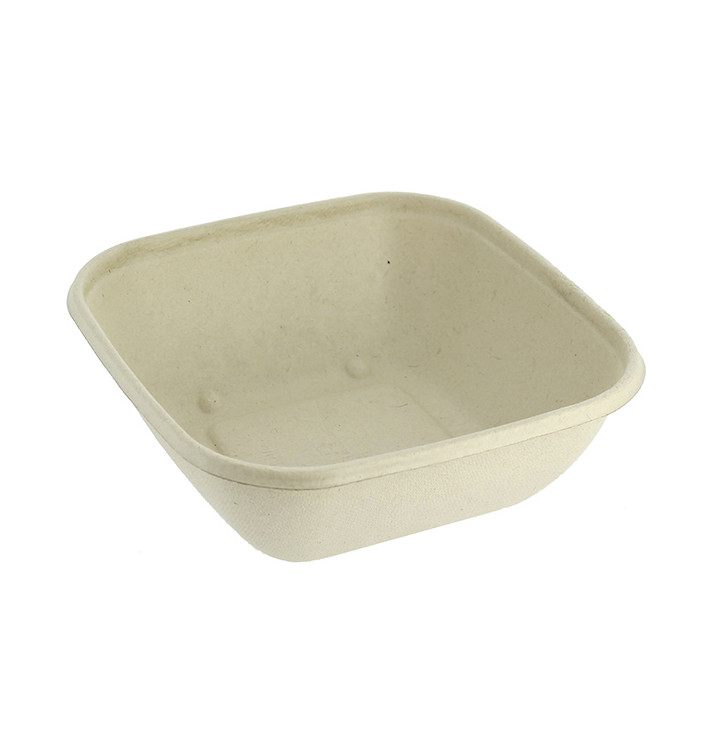 Ciotola Canna da Zucchero 750ml 170x170x50mm (50 Pezzi) Ciotola Canna da Zucchero 750ml 170x170x50mm (50 Pezzi)