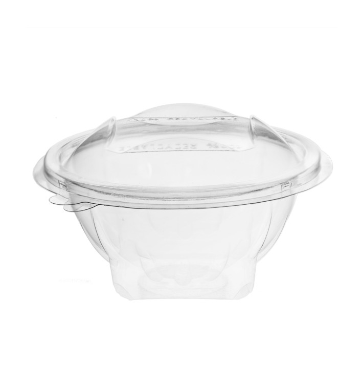 Insaltiera Tonda Coperchio APET Transparente 250ml Ø120mm (360 Pezzi) Insaltiera Tonda Coperchio APET Transparente 250ml Ø120mm (360 Pezzi)