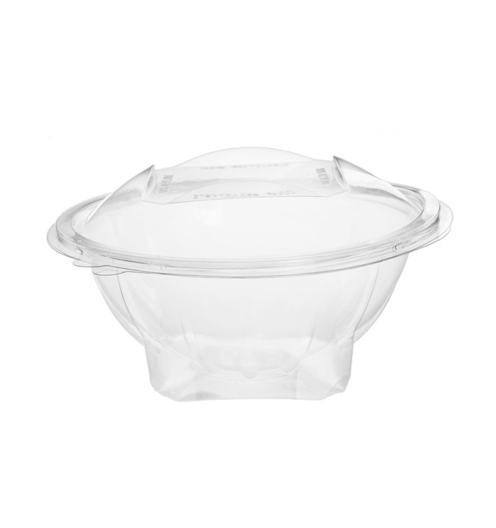 Insalatiera Tonda Coperchio APET Transparente 750ml Ø172mm (25 Pezzi) Insalatiera Tonda Coperchio APET Transparente 750ml Ø172mm (25 Pezzi)