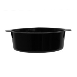 Contenitore di Plastica Manici Nero 52ml (50 Pezzi)