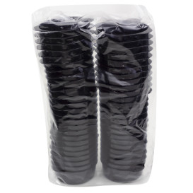 Contenitore di Plastica Manici Nero 52ml (50 Pezzi)