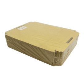 Vassoio Cartone Rettangolo Oro Manici 28,5x38,5 cm (100 Pezzi)