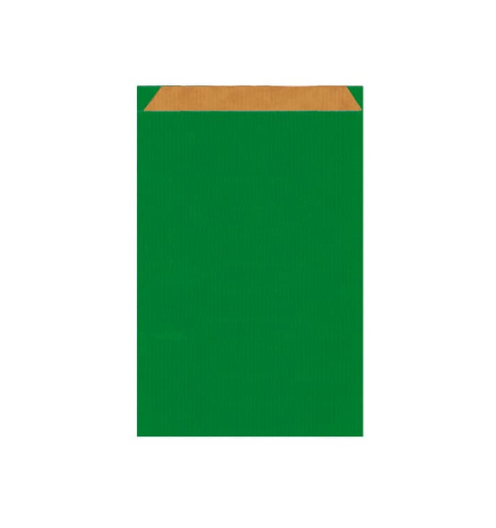Sacchetto di Carta Kraft Verde 12+5x18cm Sacchetto di Carta Kraft Verde 12+5x18cm