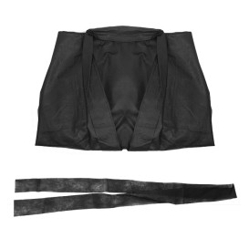Kimono in TNT PP con Cintura e Tasca Nero XL (1 Pezzi)