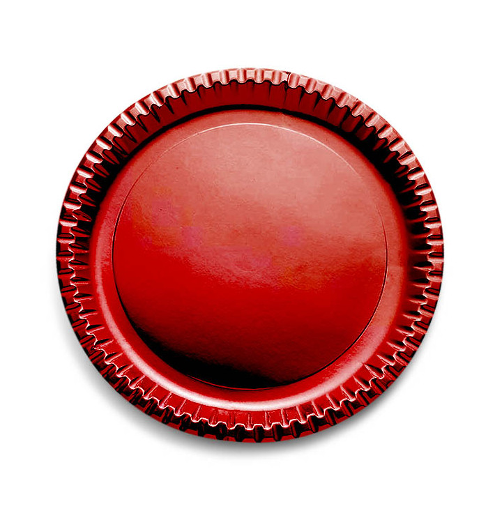 Piatto di Carta Tondo "Party" Rosso 290mm (6 Pezzi) Piatto di Carta Tondo "Party" Rosso 290mm (6 Pezzi)