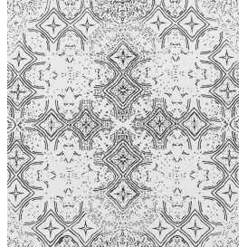 Tovaglia di Carta Taglio 1x1m "Mosaico" Nero 40g/m² (400 Pezzi)