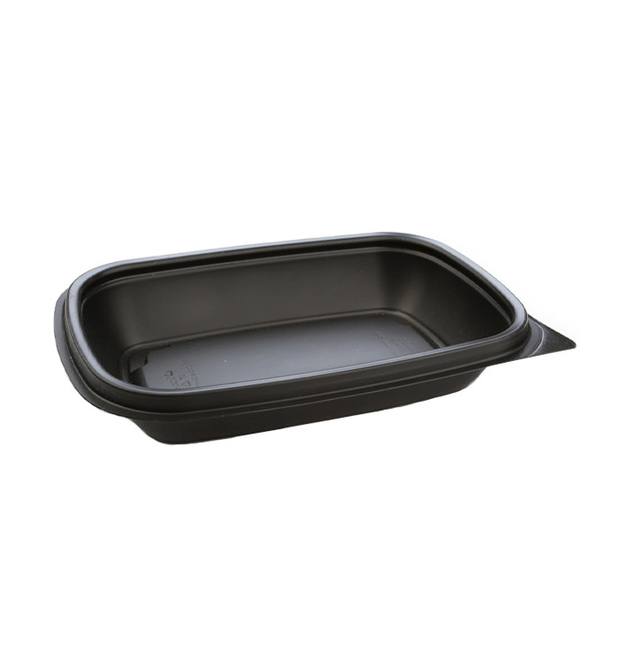 Contenitori di Plastica PP Nero 375ml 20x13x4cm 375ml (50 Pezzi) Contenitori di Plastica PP Nero 375ml 20x13x4cm 375ml (50 Pezzi)