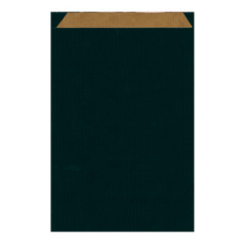 Sacchetto di Carta Kraft Nero 26+9x38cm 