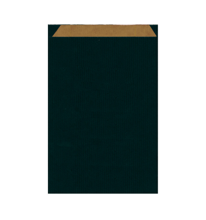 Sacchetto di Carta Kraft Nero 26+9x38cm Sacchetto di Carta Kraft Nero 26+9x38cm