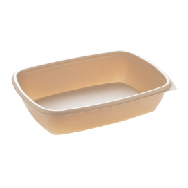 Contenitori di Plastica PP Crema 900ml 23x16,5cm (300 Pezzi)