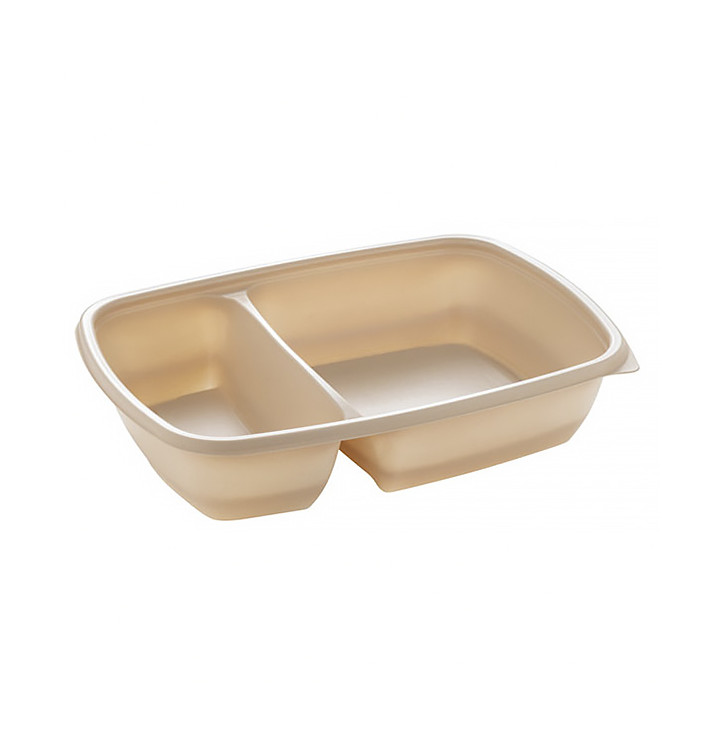Contenitori di Plastica PP Crema 2S 900ml 23x16,5x5cm (75 Pezzi) Contenitori di Plastica PP Crema 2S 900ml 23x16,5x5cm (75 Pezzi)