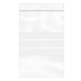 Sacchetti con Chiusura Zip e Bande 12x18cm G-160 (100 Pezzi)