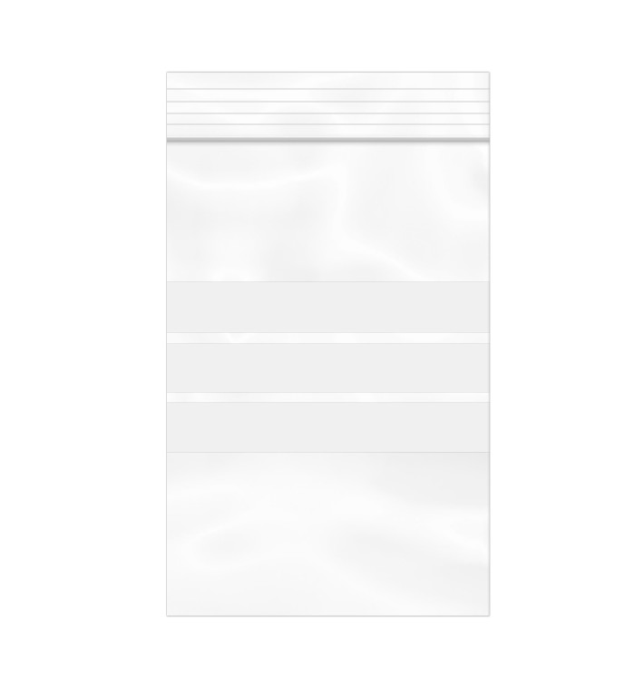 Sacchetti con Chiusura Zip e Bande 10x15cm G-160 (100 Pezzi) Sacchetti con Chiusura Zip e Bande 10x15cm G-160 (100 Pezzi)