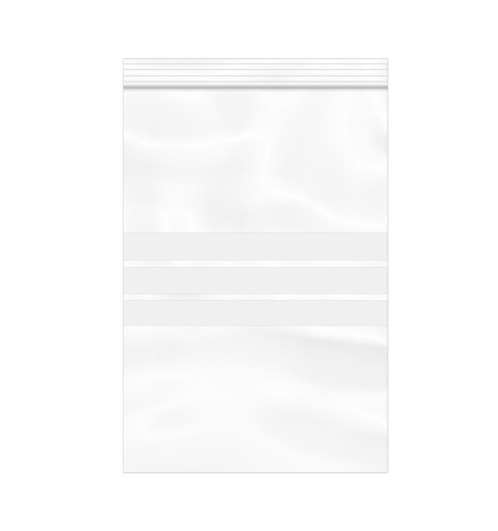 Sacchetti con Chiusura Zip e Bande 20x30cm G-160 (100 Pezzi) Sacchetti con Chiusura Zip e Bande 20x30cm G-160 (100 Pezzi)