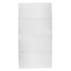 Asciugamani in Air Laid Bianco 40x80cm 50g/m² (500 Pezzi)
