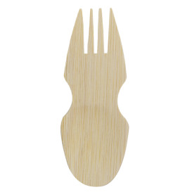 Forchetta Spork Bambu Degustazione 9cm (240 Pezzi)