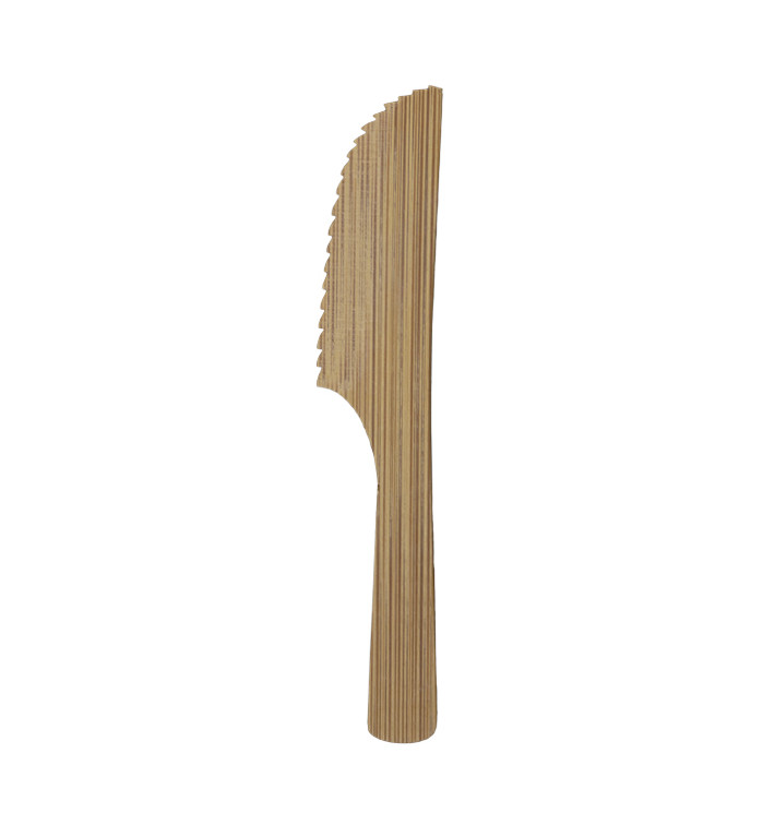 Piccolo Coltello in Bambù 9cm (100 Pezzi) Piccolo Coltello in Bambù 9cm (100 Pezzi)