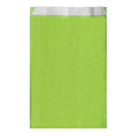 Sacchetto di Carta Verde Anice 12+5x18cm (125 Pezzi)