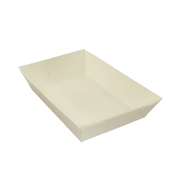 Vaschetta in Legno 500ml 20,5x12,5cm (12 Pezzi) Vaschetta in Legno 500ml 20,5x12,5cm (12 Pezzi)
