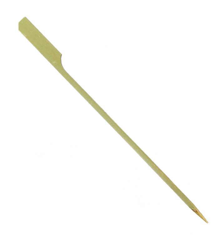 Spiedini di Bambù "Golf" Verde Naturale 18cm (100 Pezzi) Spiedini di Bambù "Golf" Verde Naturale 18cm (100 Pezzi)
