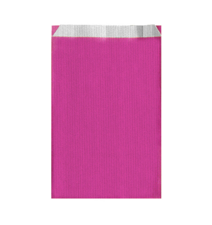 Sacchetto di Carta Fucsia 26+9x46cm Sacchetto di Carta Fucsia 26+9x46cm