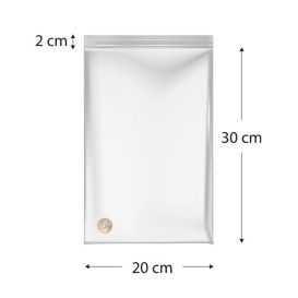 Sacchetti con Chiusura Zip 20x30cm G-160 (100 Pezzi)