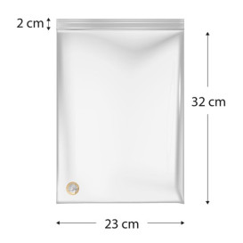 Sacchetti con Chiusura Zip 23x32cm G-160 (100 Pezzi)