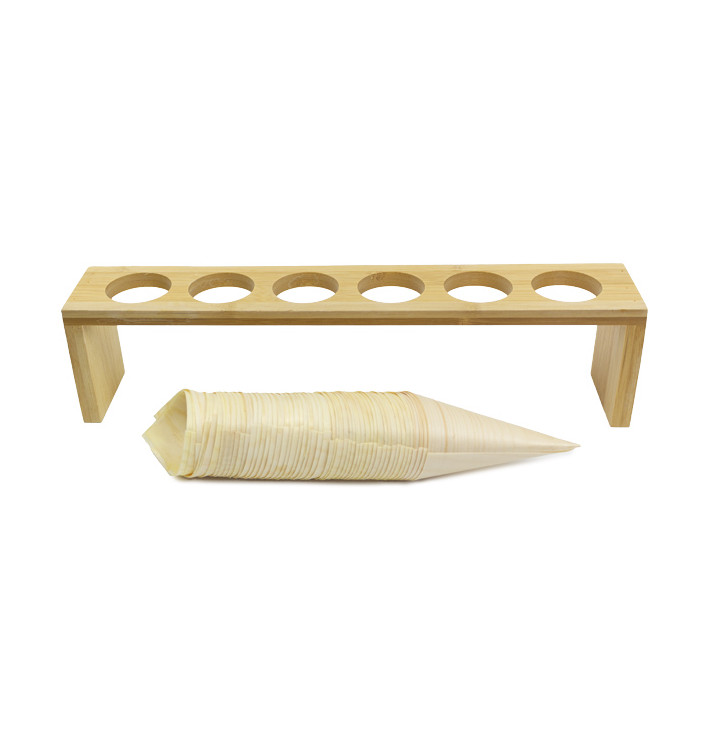 Vassoio per Coni 33,5x6x8cm (15 Pezzi) Vassoio per Coni 33,5x6x8cm (15 Pezzi)