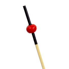 Spiedi di Bambu Rosso e Nero 7cm (100 Pezzi)