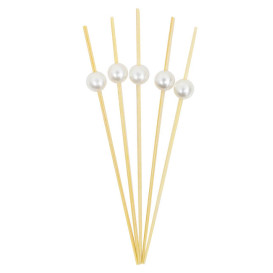 Spiedi di Bambù Decorato Perla 9cm (1.200 Pezzi)